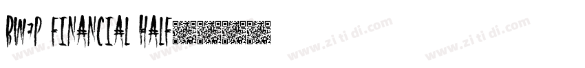BW7p Financial Half字体转换